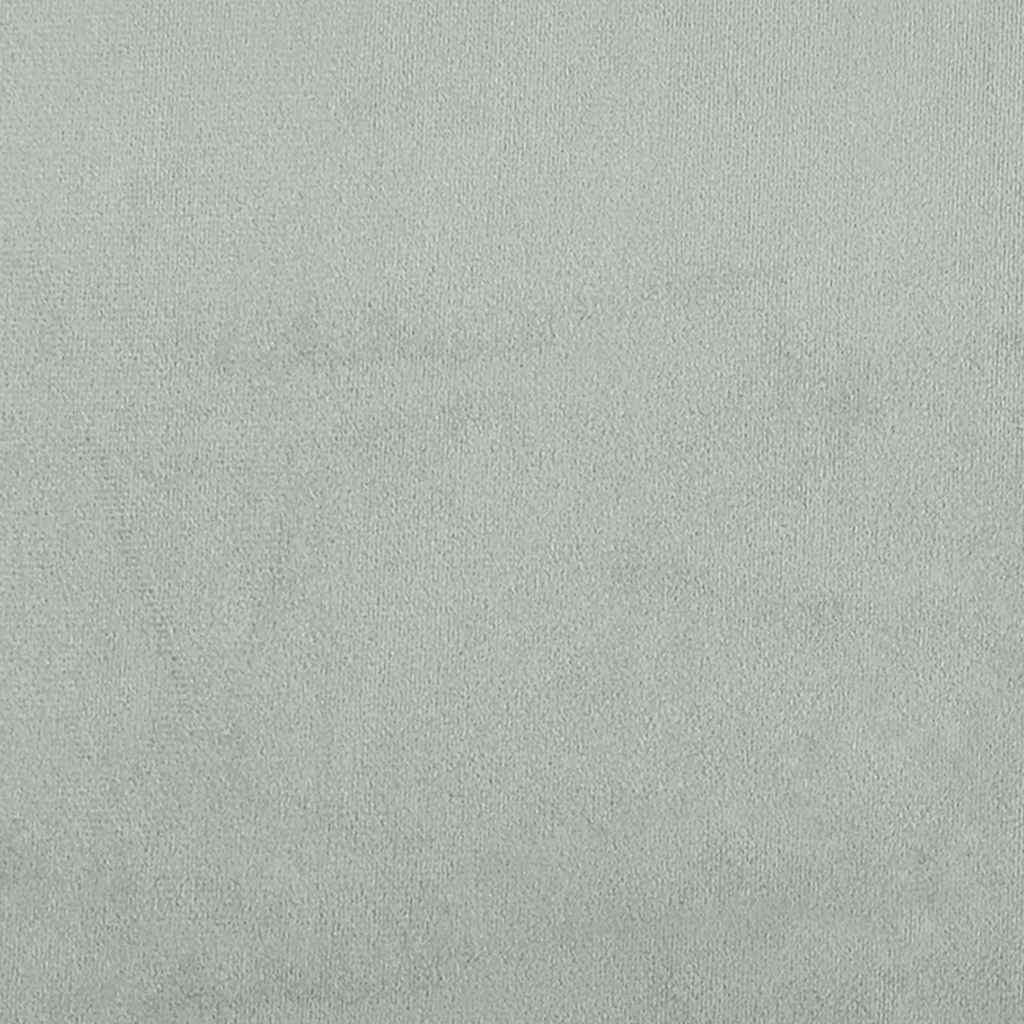 Sessel Hellgrau 59 x 75 x 78 cm Samt