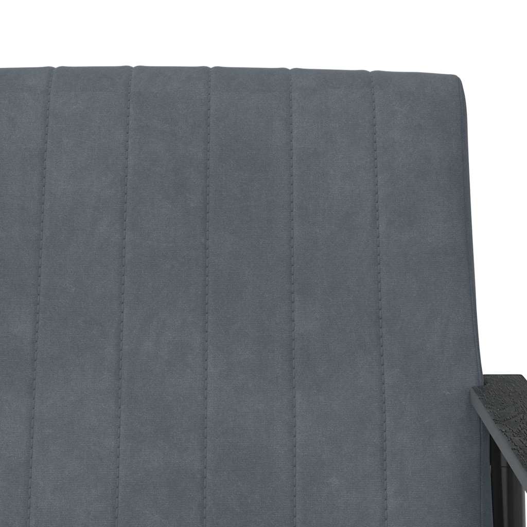 Sessel Dunkelgrau 59 x 75 x 78 cm Samt