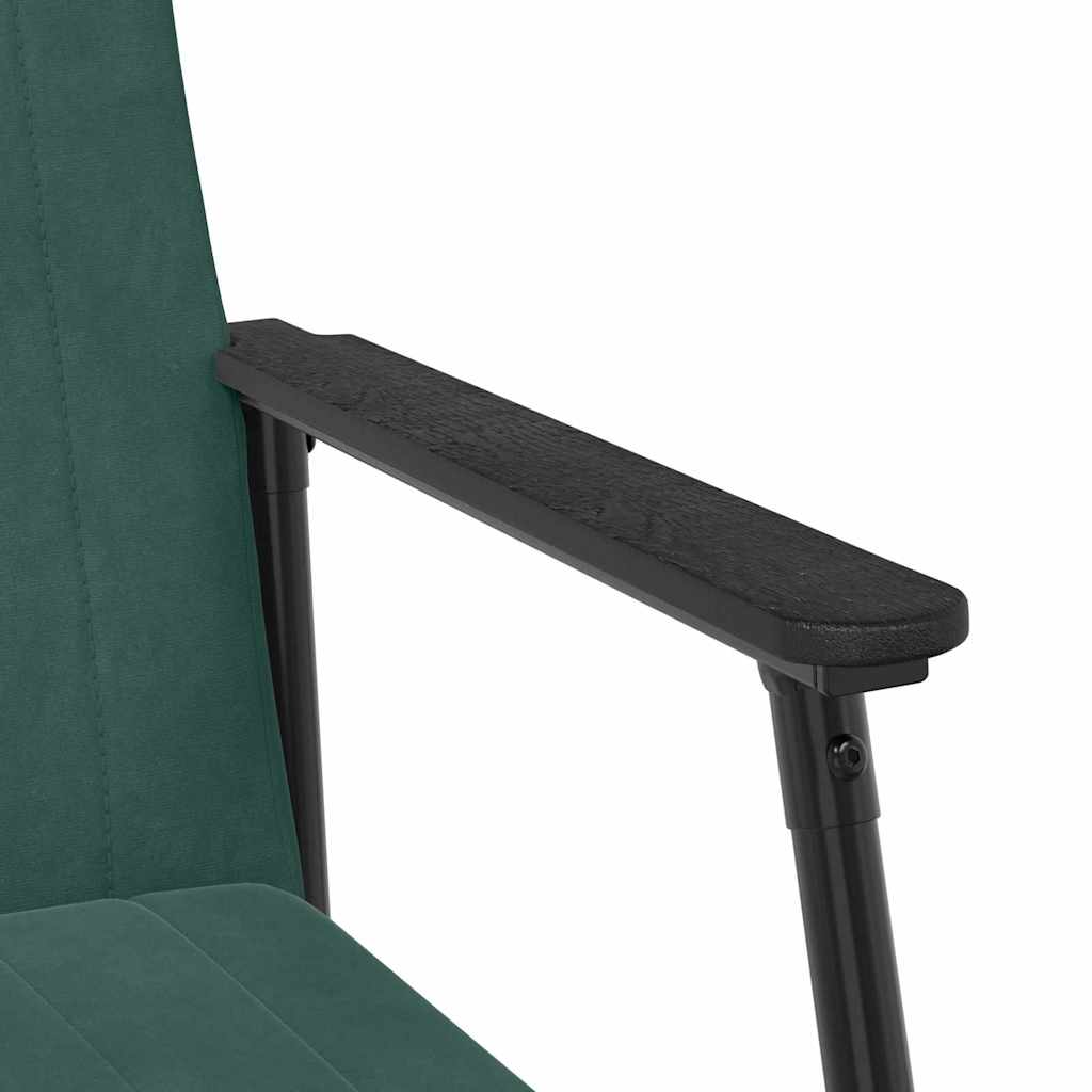Sessel Dunkelgrün 59 x 75 x 78 cm Samt