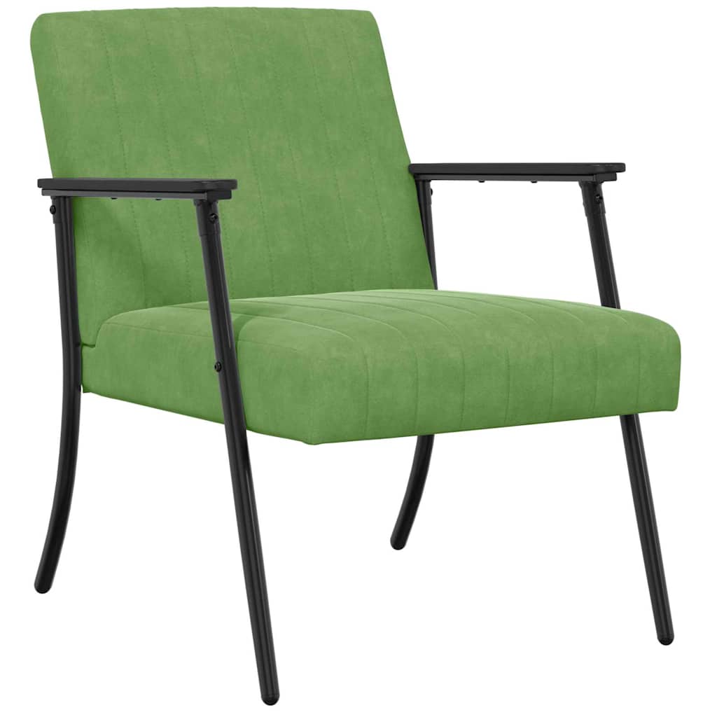 Sessel Hellgrün 59 x 75 x 78 cm Samt