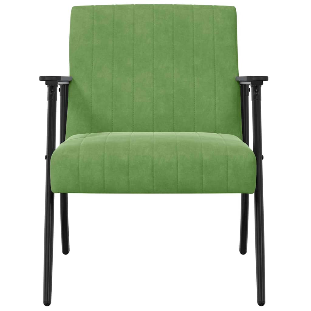 Sessel Hellgrün 59 x 75 x 78 cm Samt
