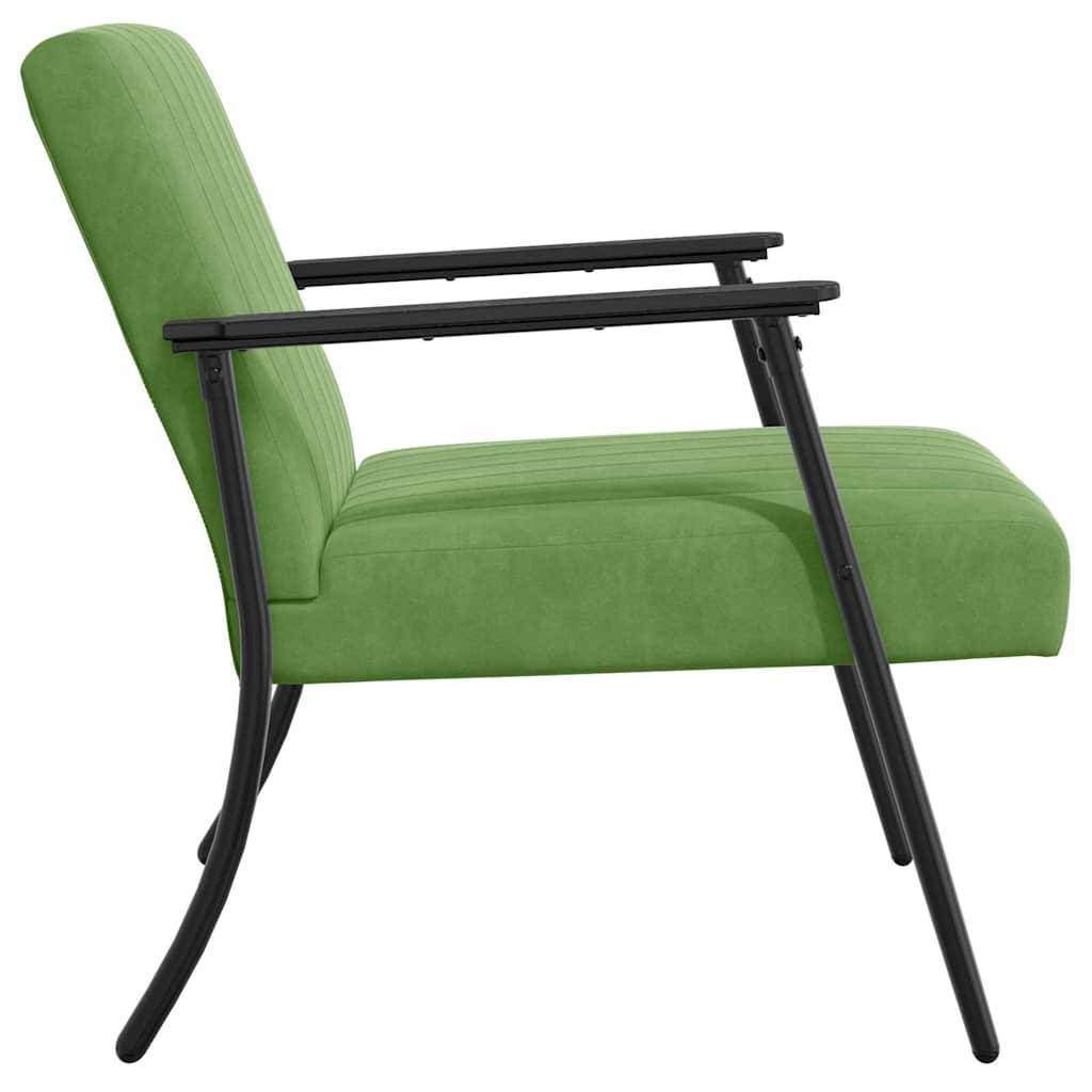 Sessel Hellgrün 59 x 75 x 78 cm Samt
