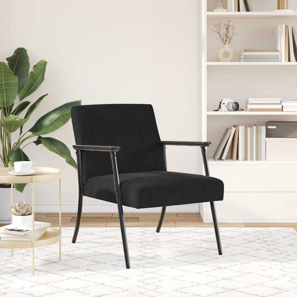 Sessel Schwarz 59 x 75 x 78 cm Samt