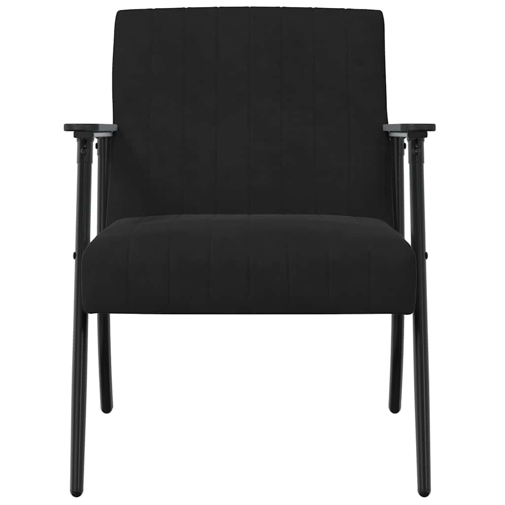 Sessel Schwarz 59 x 75 x 78 cm Samt