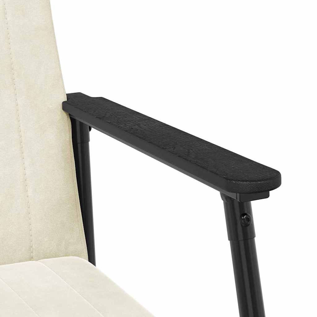 Sessel Creme 59 x 75 x 78 cm Samt