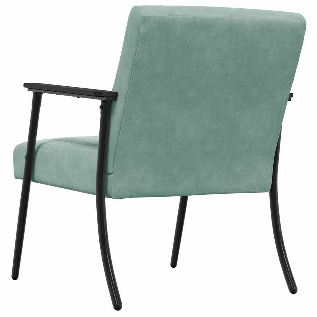 Sessel Meergrün 59 x 75 x 78 cm Samt
