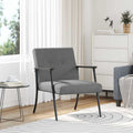 Sessel Dunkelgrau Stoff