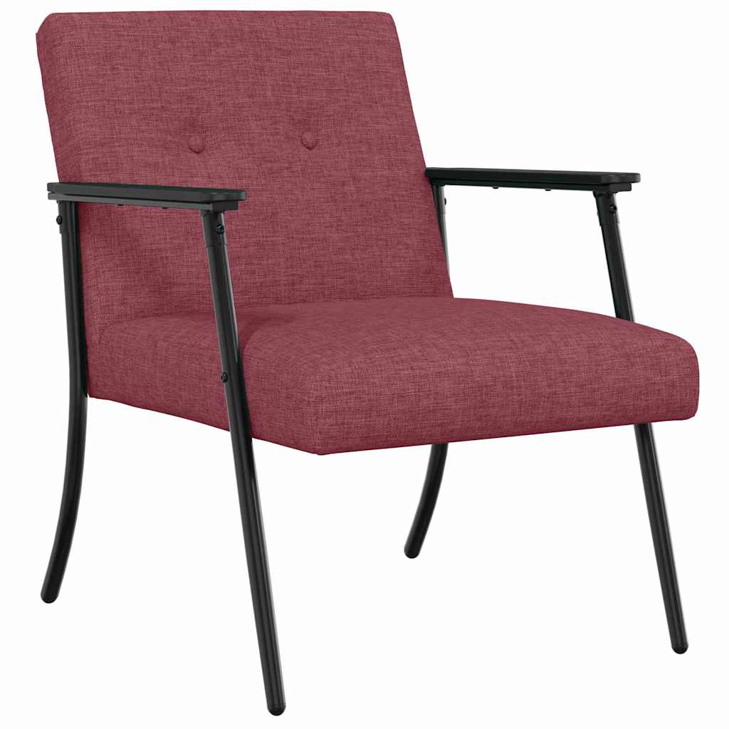 Sessel Weinrot Stoff