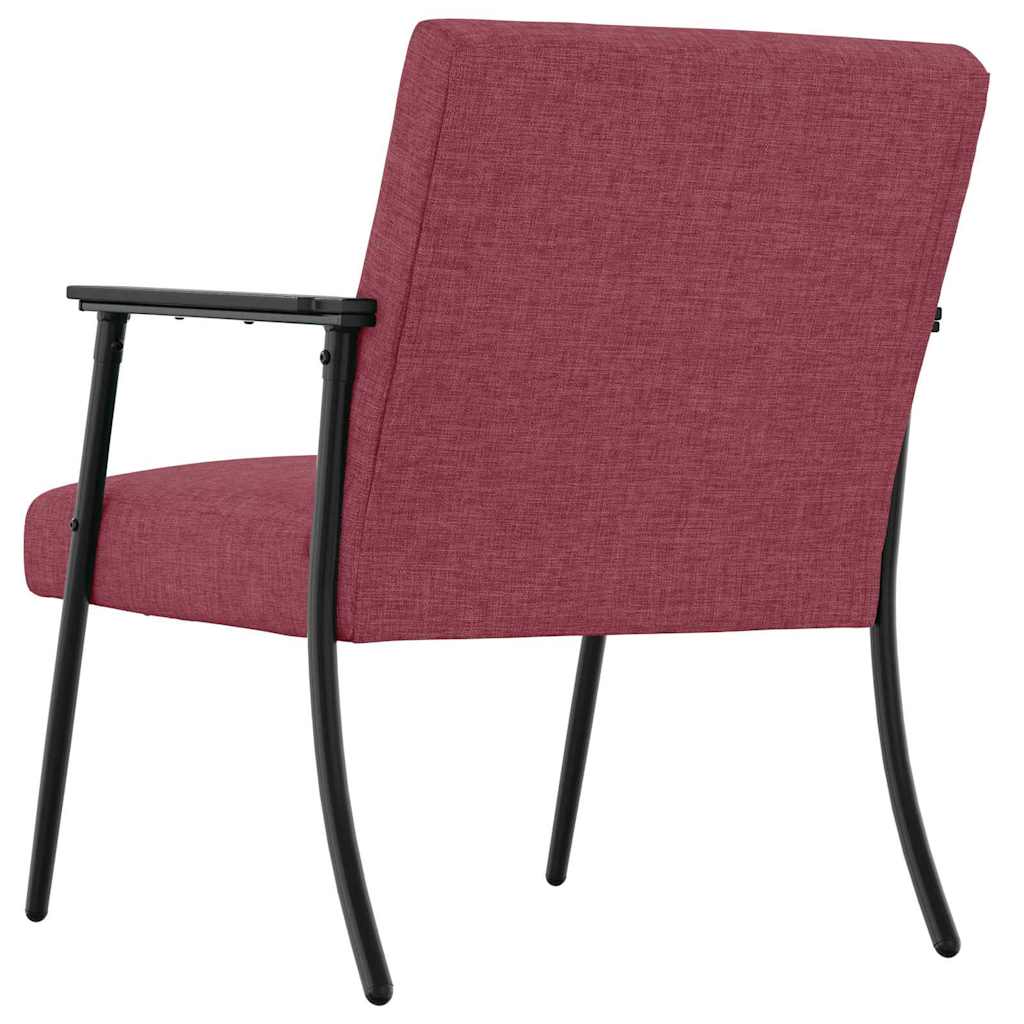 Sessel Weinrot Stoff