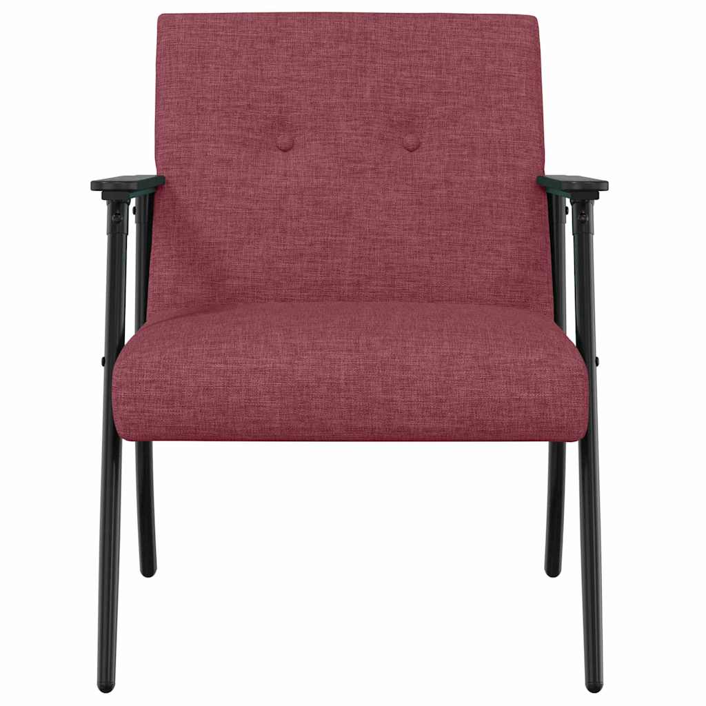 Sessel Weinrot Stoff