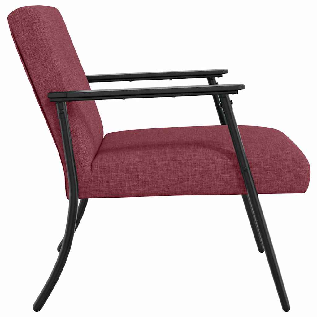 Sessel Weinrot Stoff