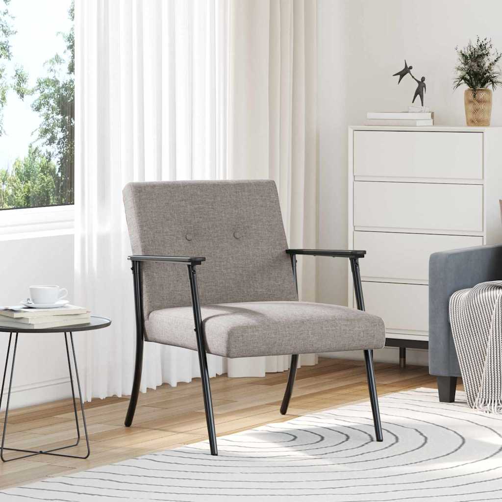 Sessel Taupe Stoff