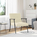 Sessel Creme Stoff