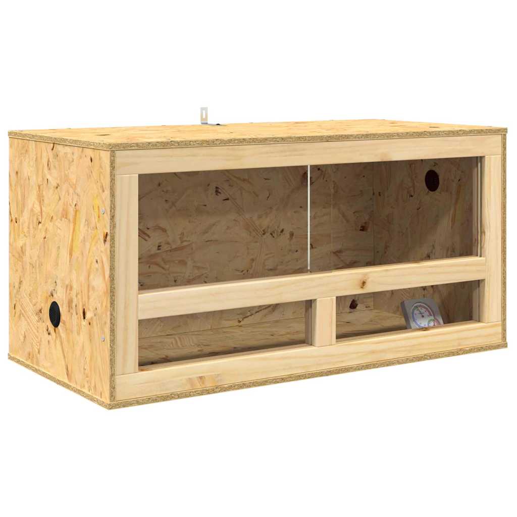 Terrarium Braun 80 x 40 x 40 cm OSB