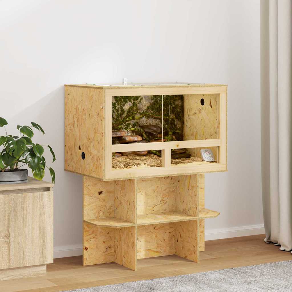 Terrarium Braun 80 x 50 x 50 cm OSB