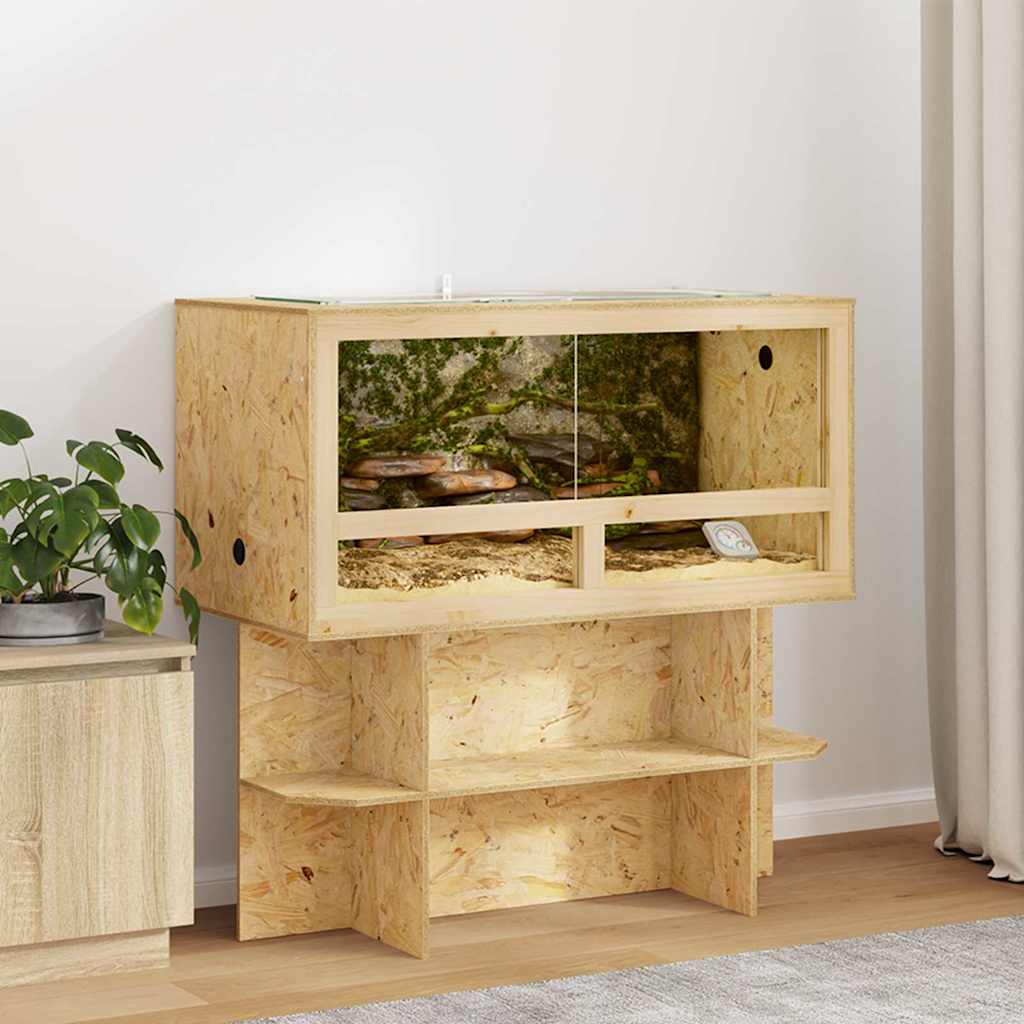 Terrarium Braun 100 x 50 x 50 cm OSB
