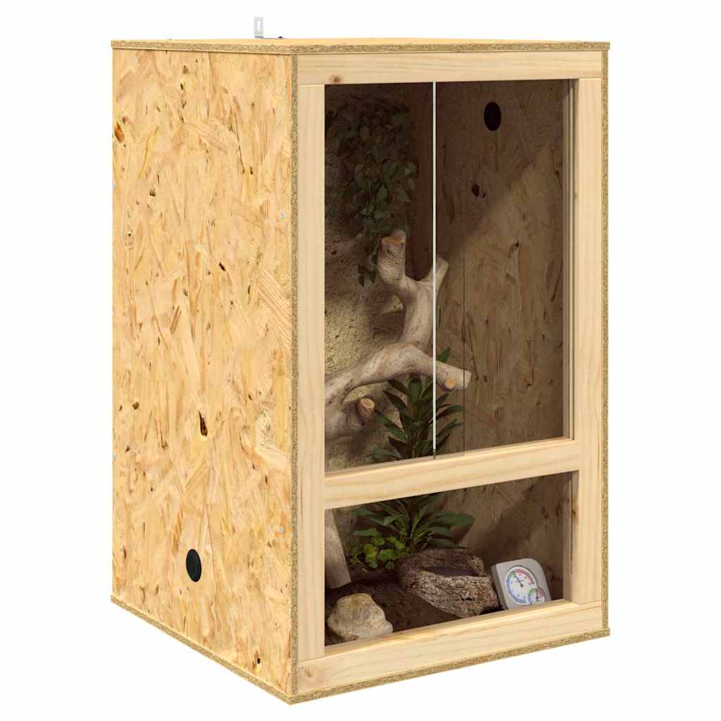 Terrarium Braun 50 x 50 x 80 cm OSB