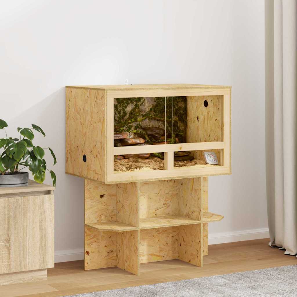 Terrarienbasis Braun 80 x 50 x 50 cm OSB