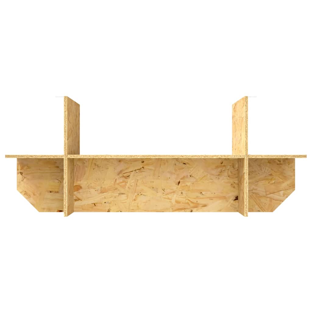 Terrarienbasis mit Regal Braun 100 x 40 x 50 cm OSB