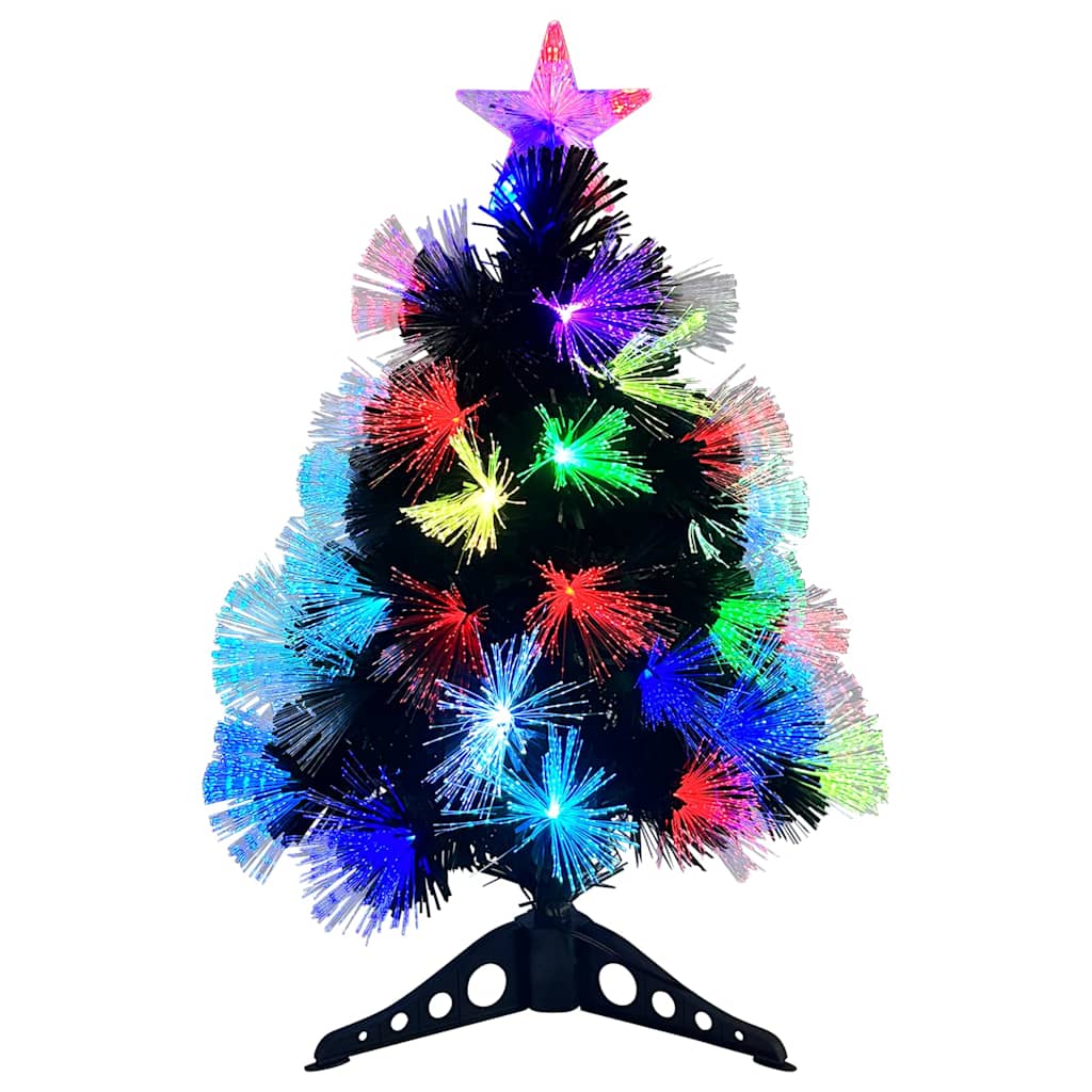 Künstlicher Weihnachtsbaum mit 50 LEDs Grün 64 cm PVC