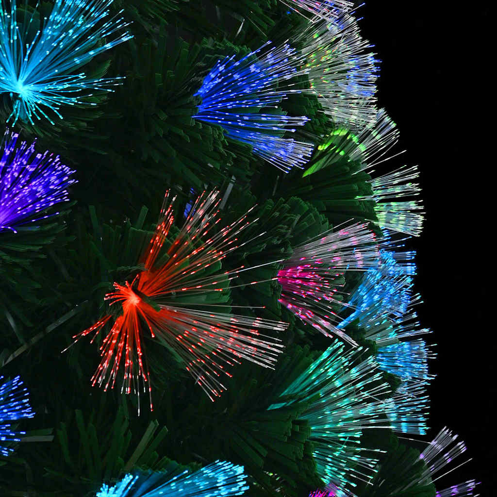 Künstlicher Weihnachtsbaum mit 160 LEDs Grün 150 cm PVC