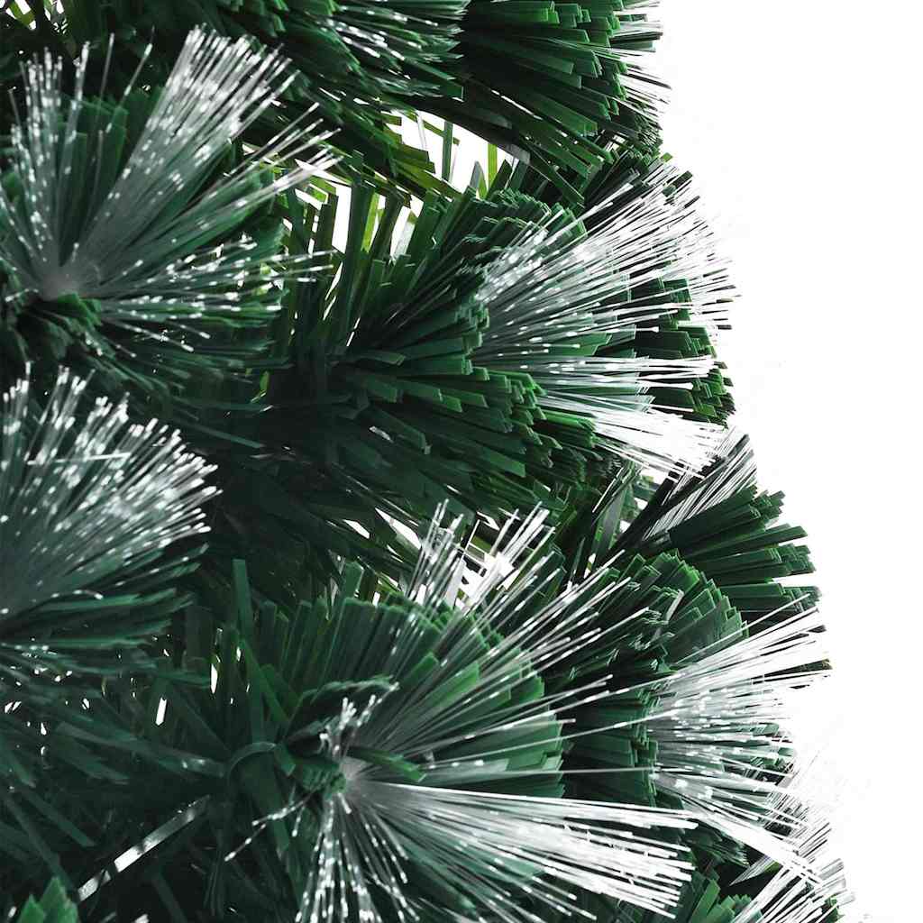 Künstlicher Weihnachtsbaum mit 210 LEDs Grün 180 cm PVC