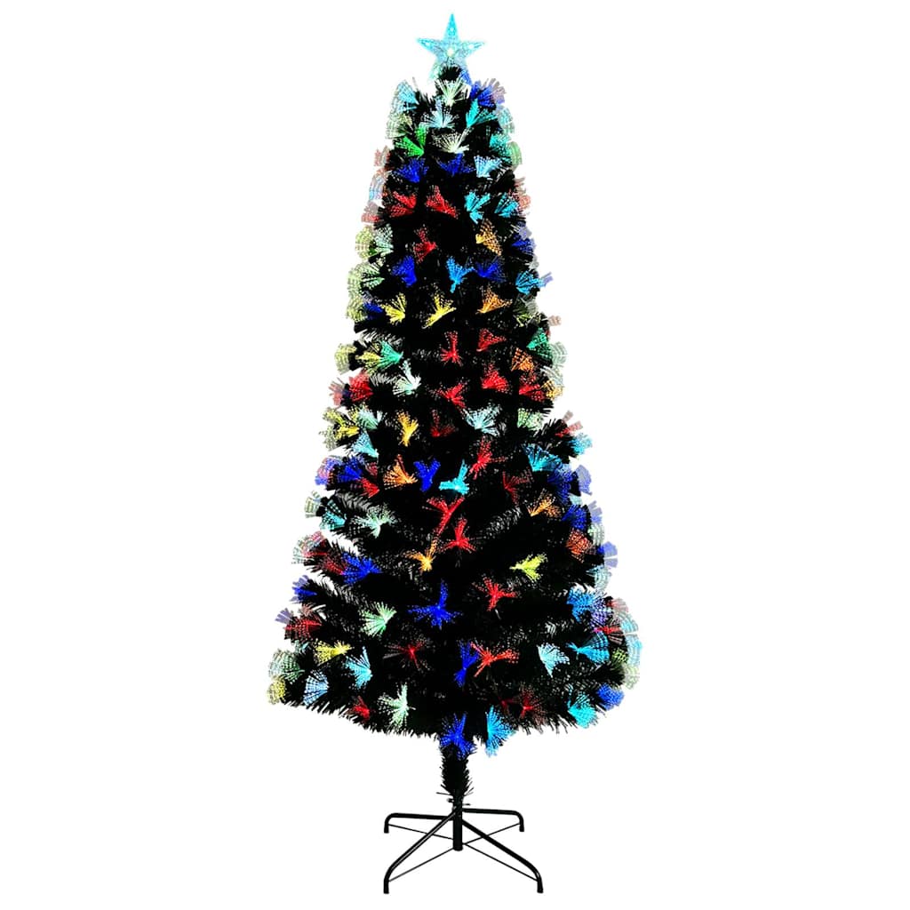Künstlicher Weihnachtsbaum mit 300 LEDs Grün 240 cm PVC