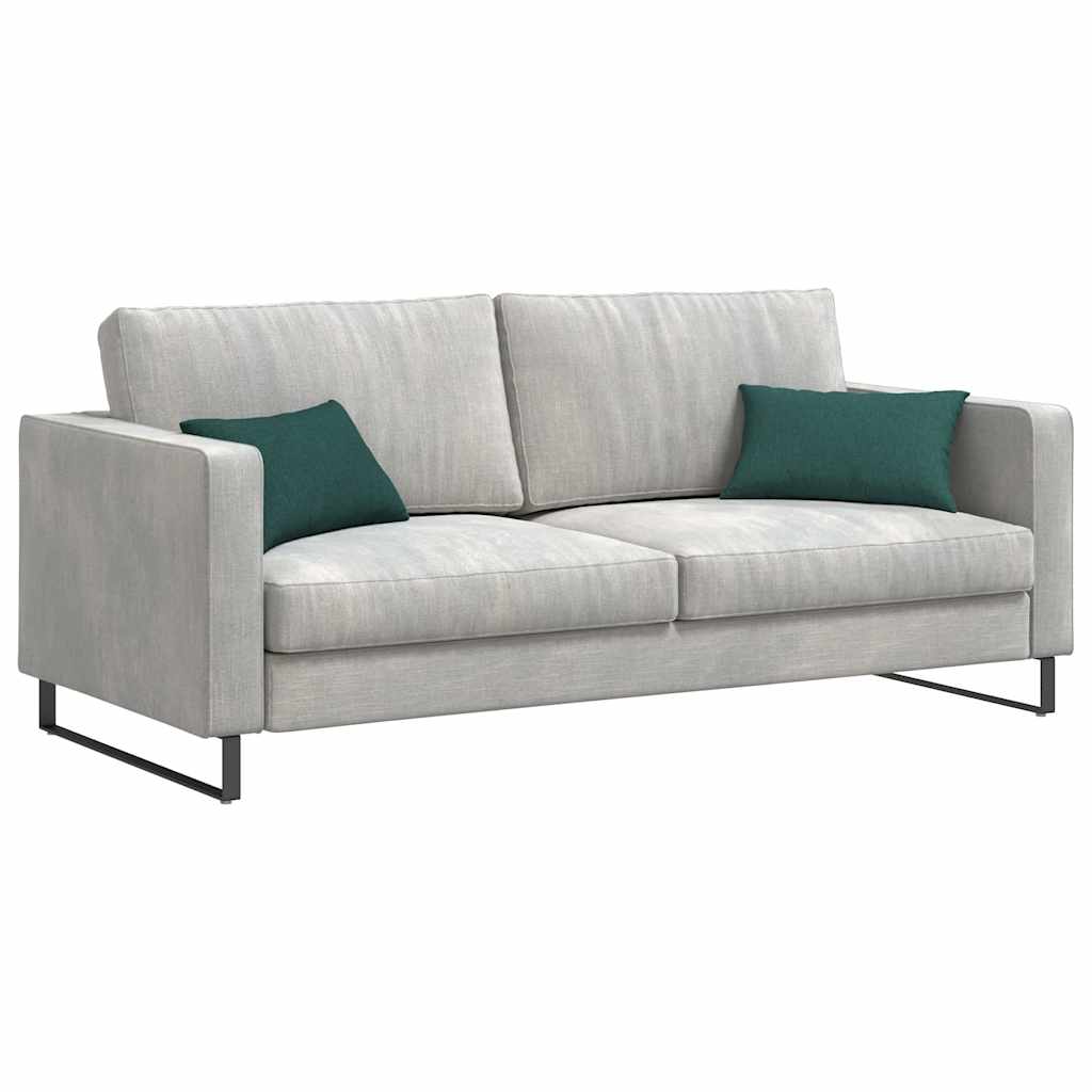 Sofakissen 2 pcs Dunkelgrün 50 x 30 cm Stoff