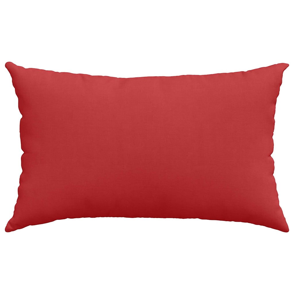 Sofakissen 2 pcs Rot 50 x 30 cm Stoff