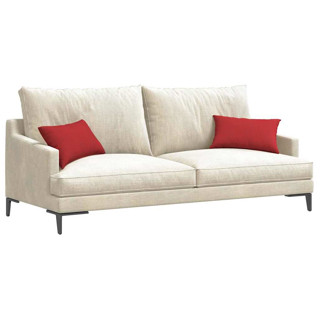 Sofakissen 2 pcs Rot 50 x 30 cm Stoff