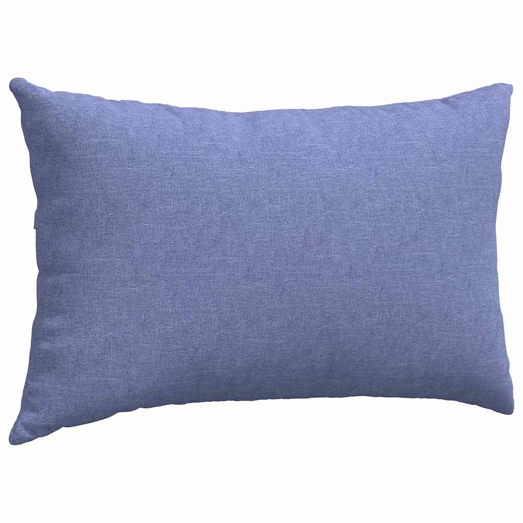 Sofakissen 2 pcs Jeans blau 50 x 30 cm Stoff