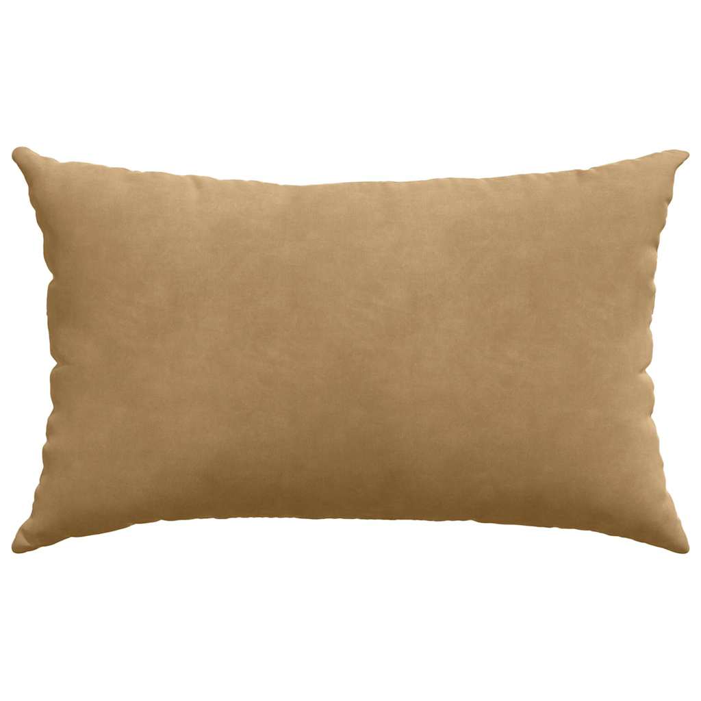 Sofakissen 2 Stück Braun 50 x 30 cm Cordstoff