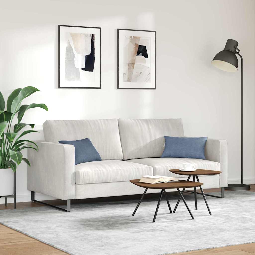 Sofakissen 2 Stück Blau 50 x 30 cm Cordstoff