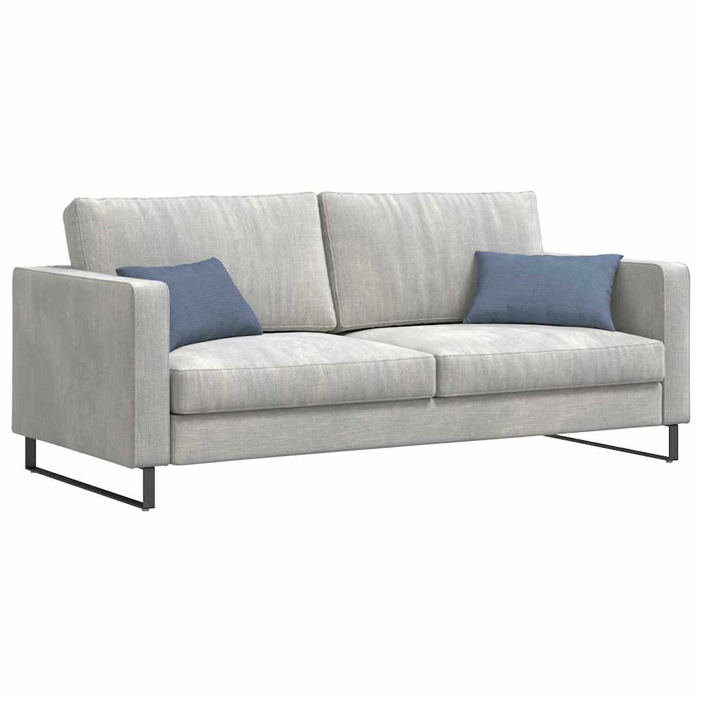 Sofakissen 2 Stück Blau 50 x 30 cm Cordstoff