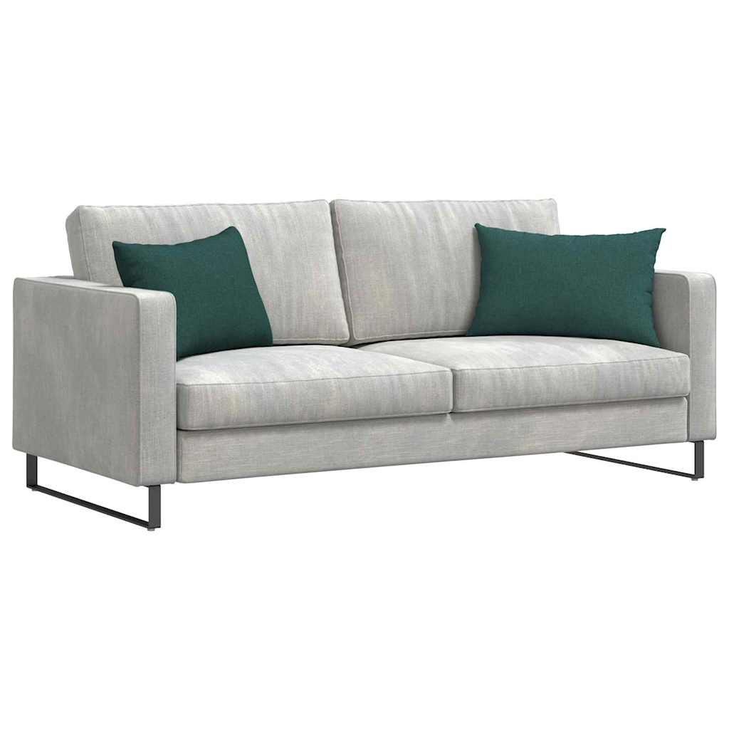 Sofakissen 2 pcs Dunkelgrün 60 x 40 cm Stoff