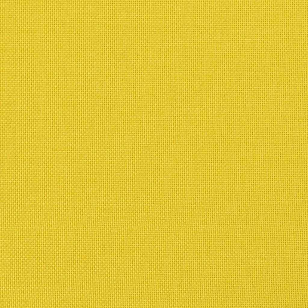 Sofakissen 2 pcs Helles Gelb 60 x 40 cm Stoff