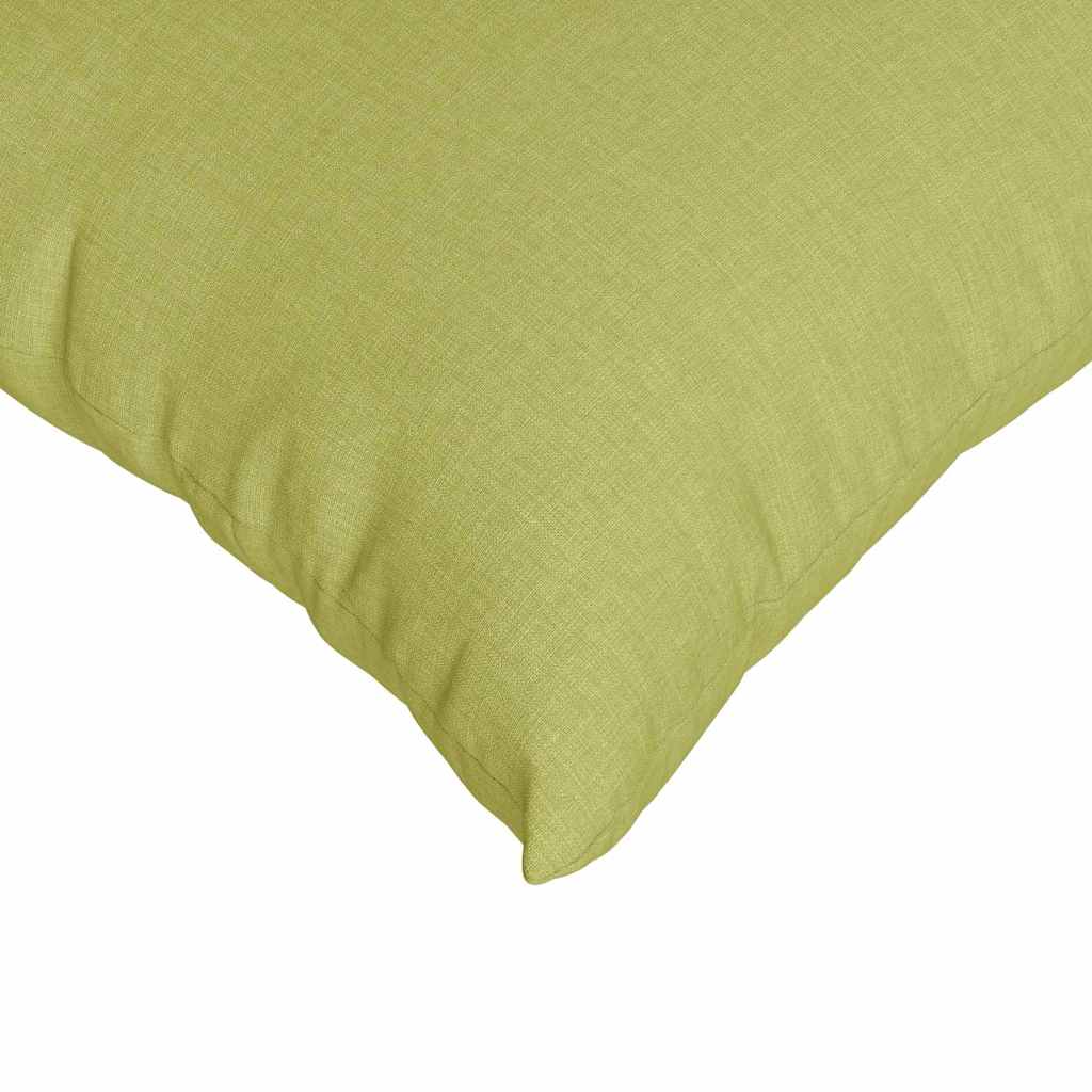 Sofakissen 2 pcs Hellgrün 60 x 40 cm Stoff
