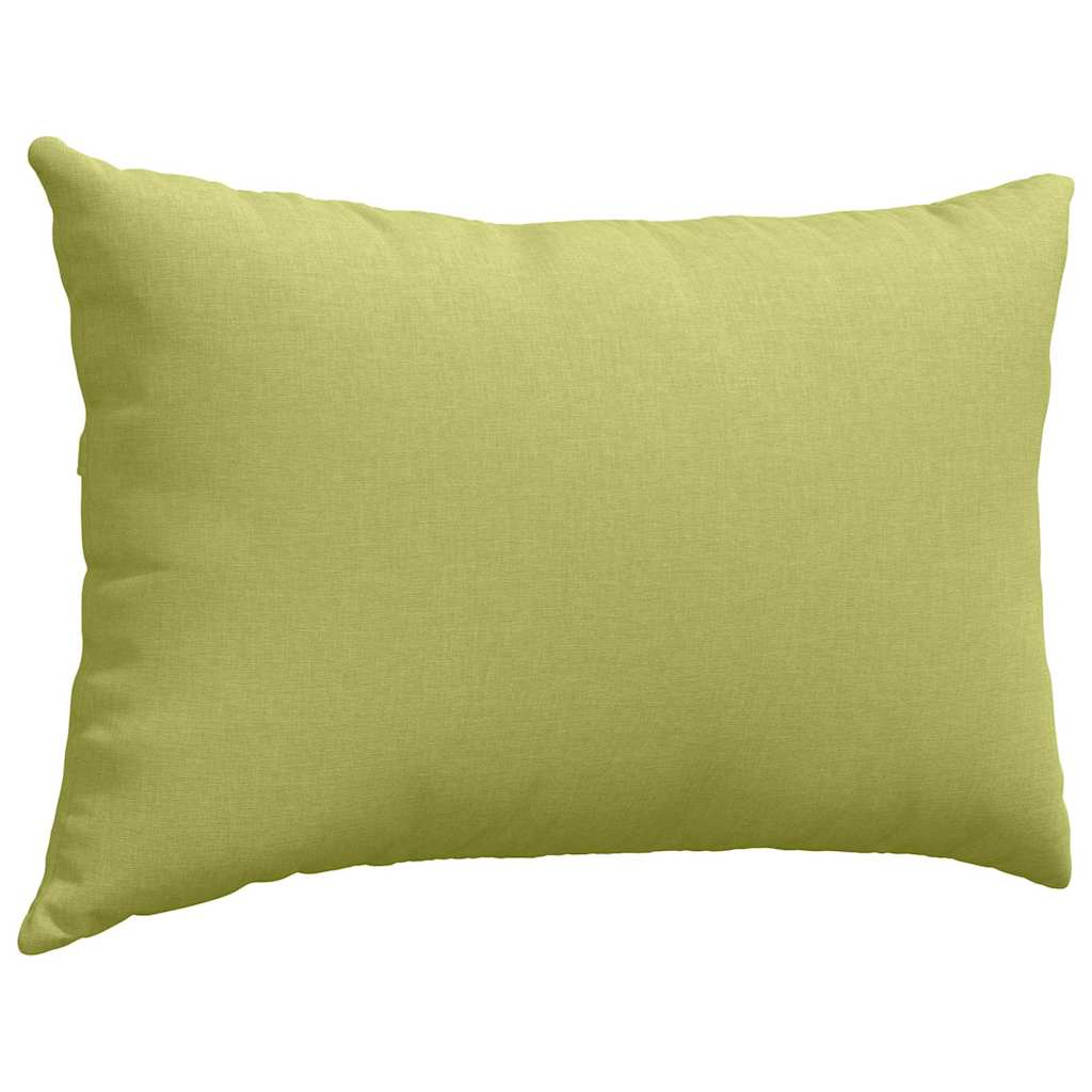 Sofakissen 2 pcs Hellgrün 60 x 40 cm Stoff