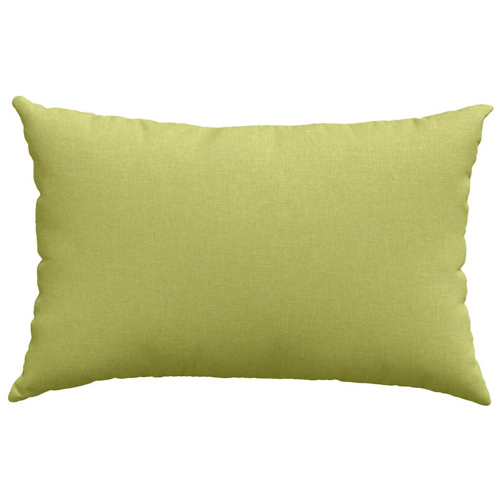 Sofakissen 2 pcs Hellgrün 60 x 40 cm Stoff