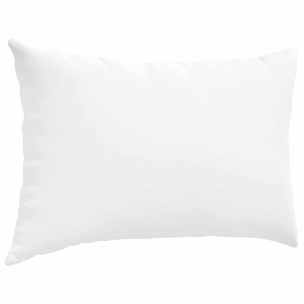 Sofakissen 2 pcs Weiß 60 x 40 cm Stoff