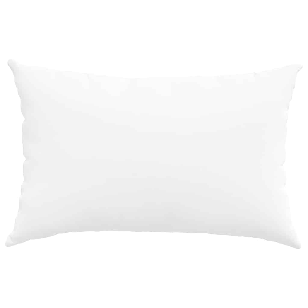 Sofakissen 2 pcs Weiß 60 x 40 cm Stoff