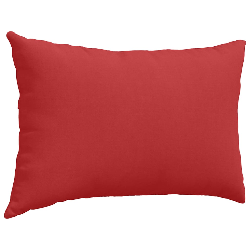 Sofakissen 2 pcs Rot 60 x 40 cm Stoff