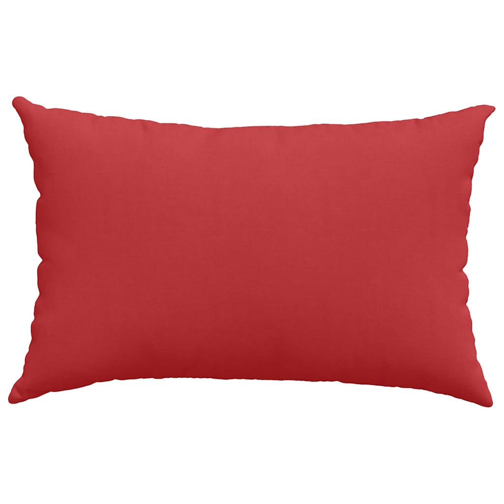 Sofakissen 2 pcs Rot 60 x 40 cm Stoff