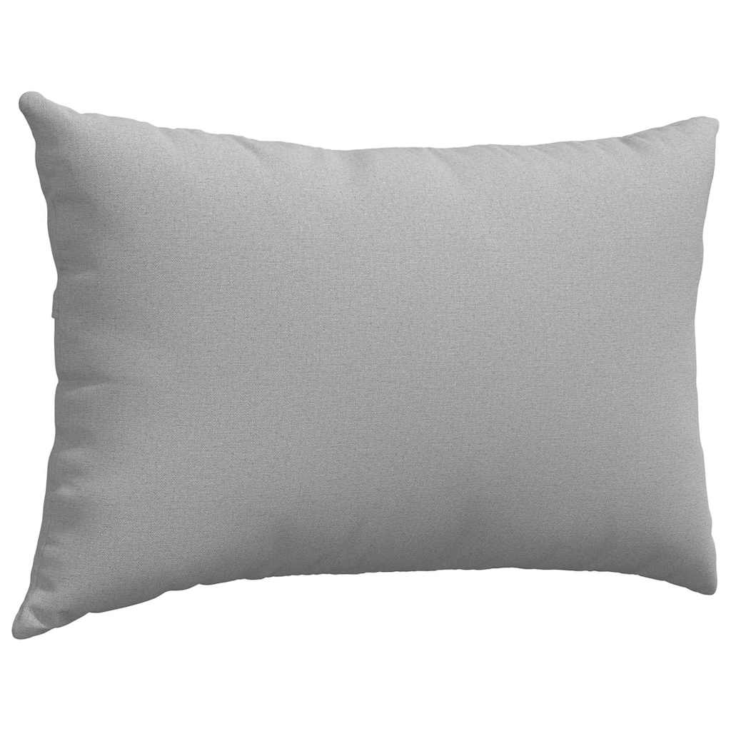 Sofakissen 2 pcs Wolkengrau 60 x 40 cm Stoff