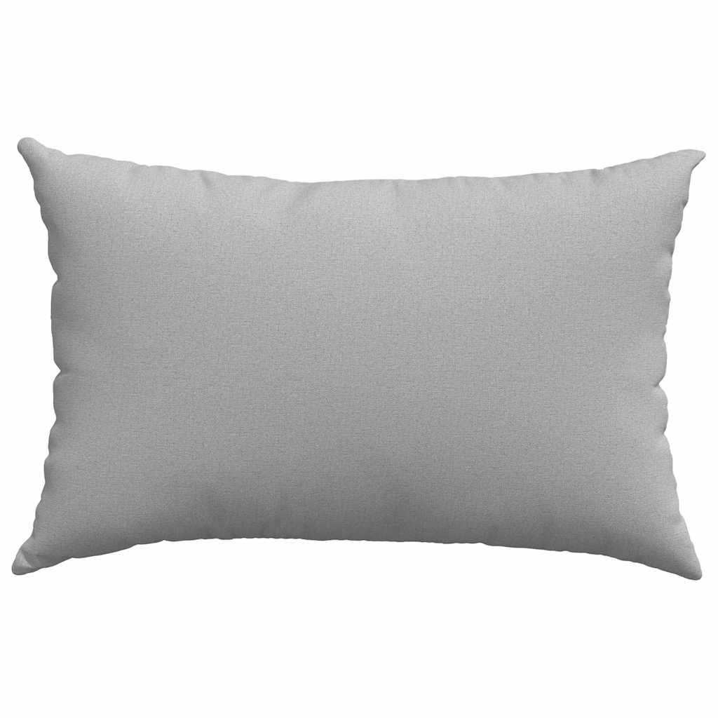 Sofakissen 2 pcs Wolkengrau 60 x 40 cm Stoff