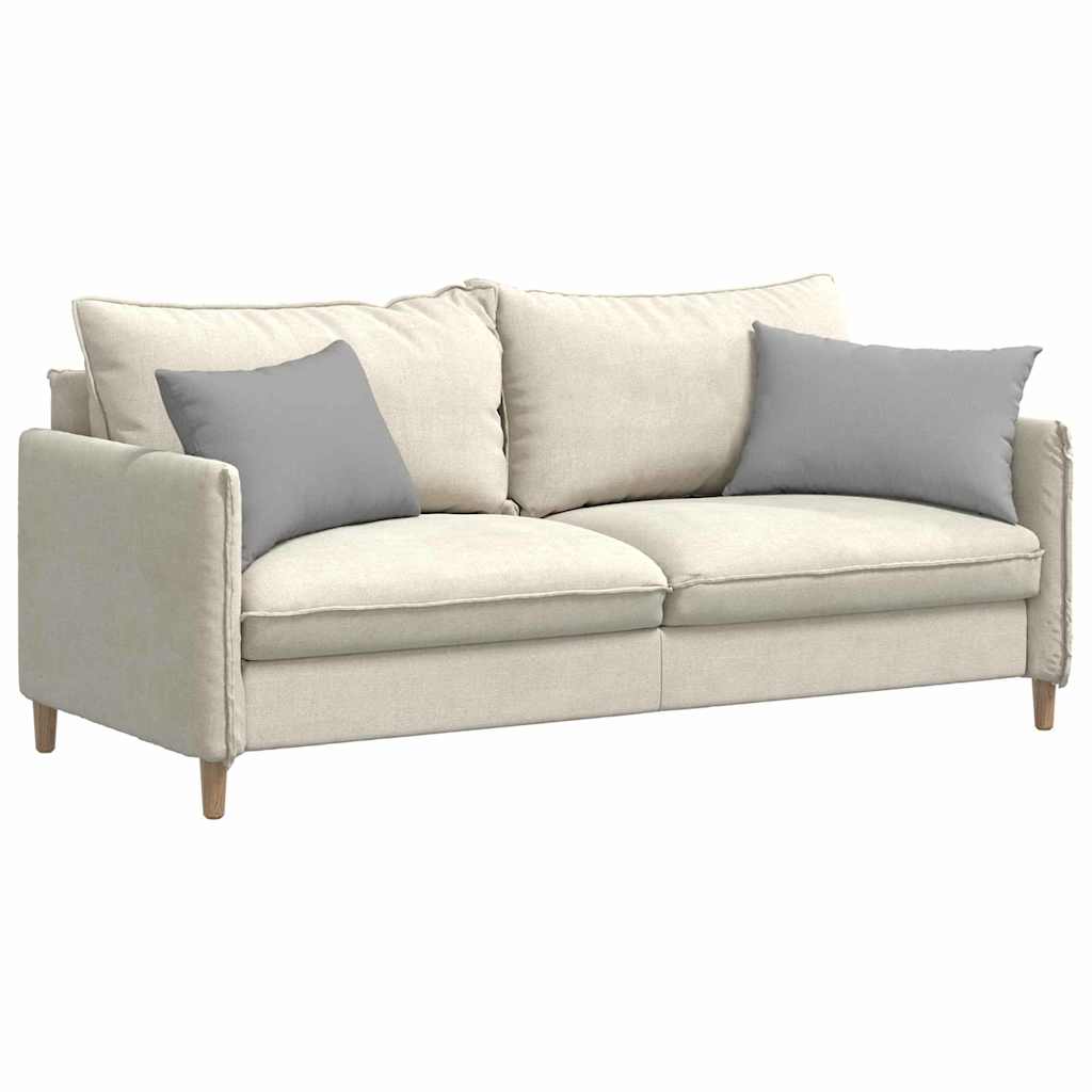 Sofakissen 2 pcs Wolkengrau 60 x 40 cm Stoff