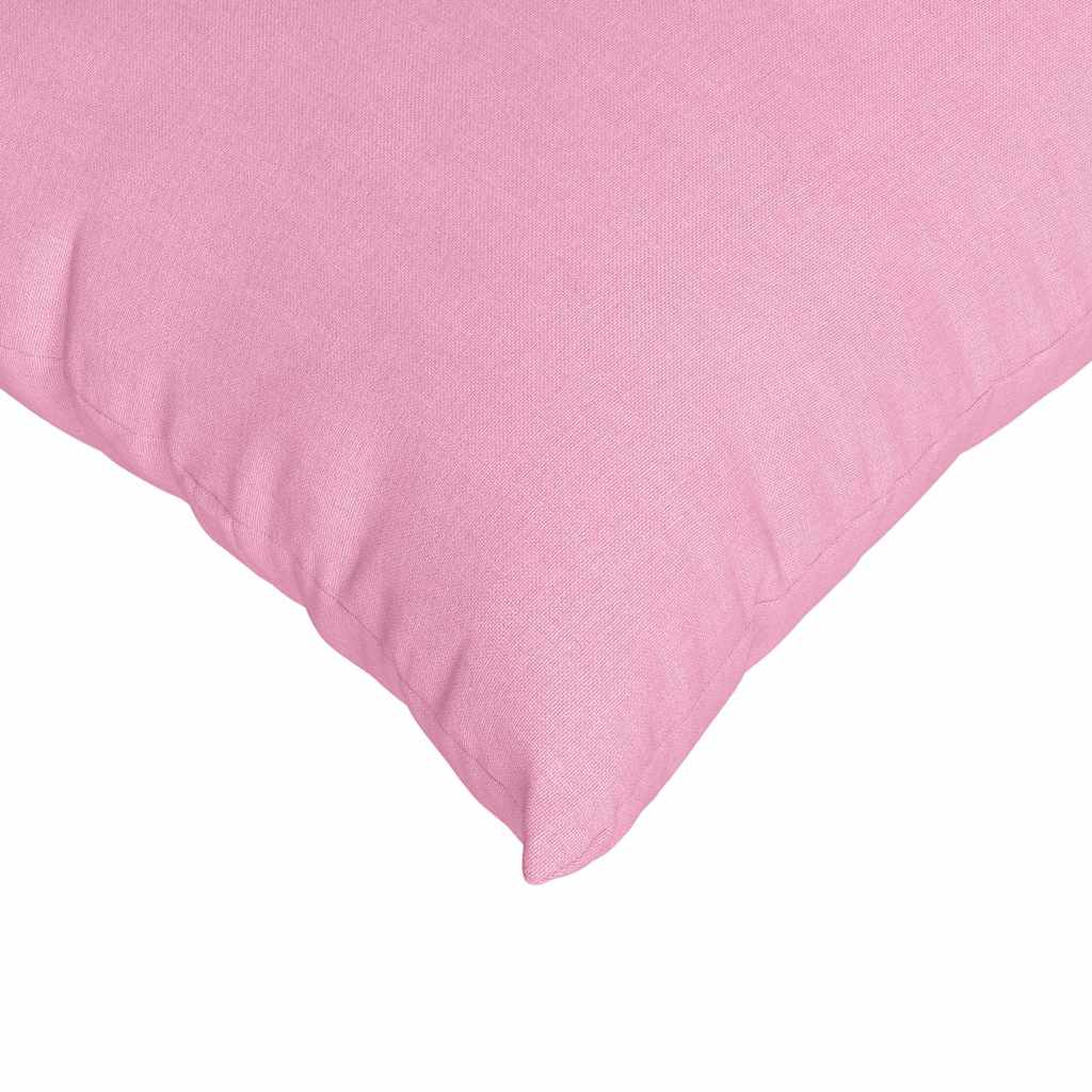 Sofakissen 2 pcs Rosa 60 x 40 cm Stoff