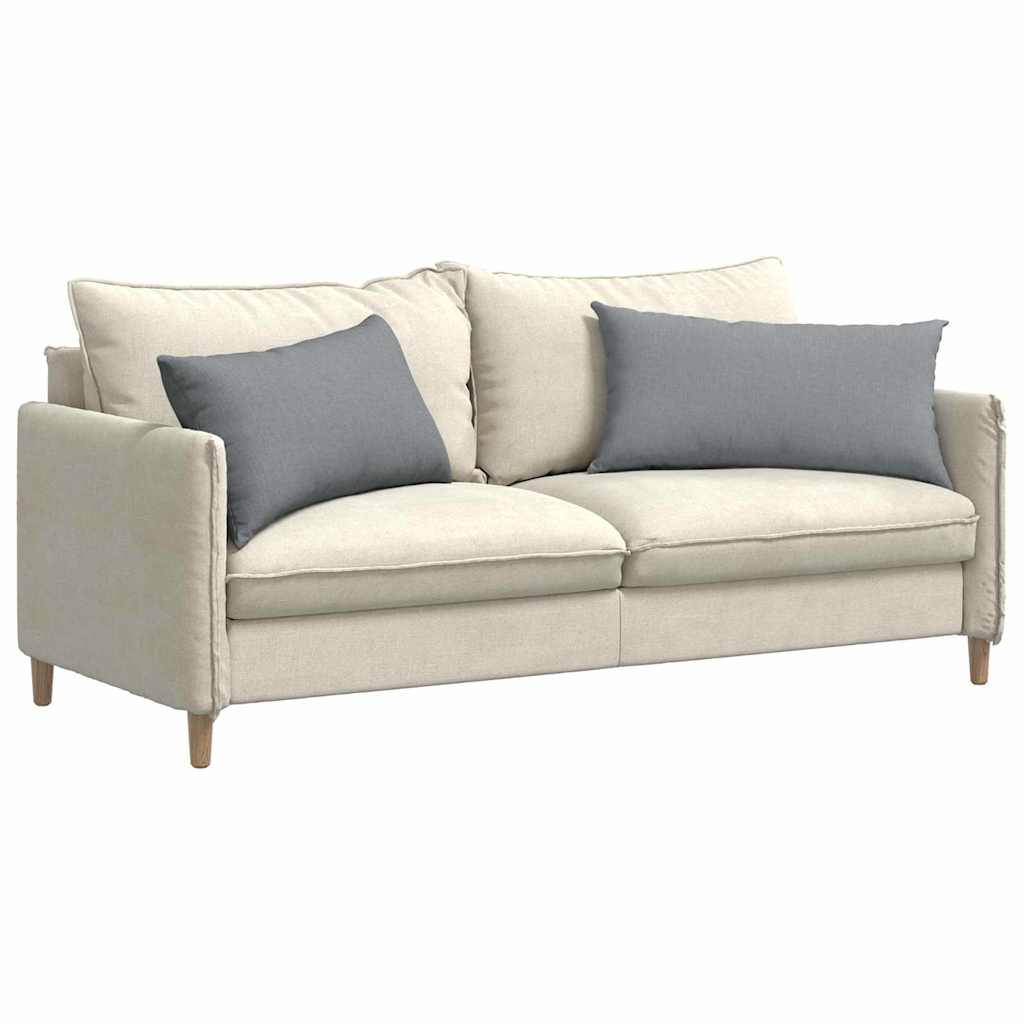 Sofakissen 2 pcs Hellgrau 80 x 40 cm Stoff
