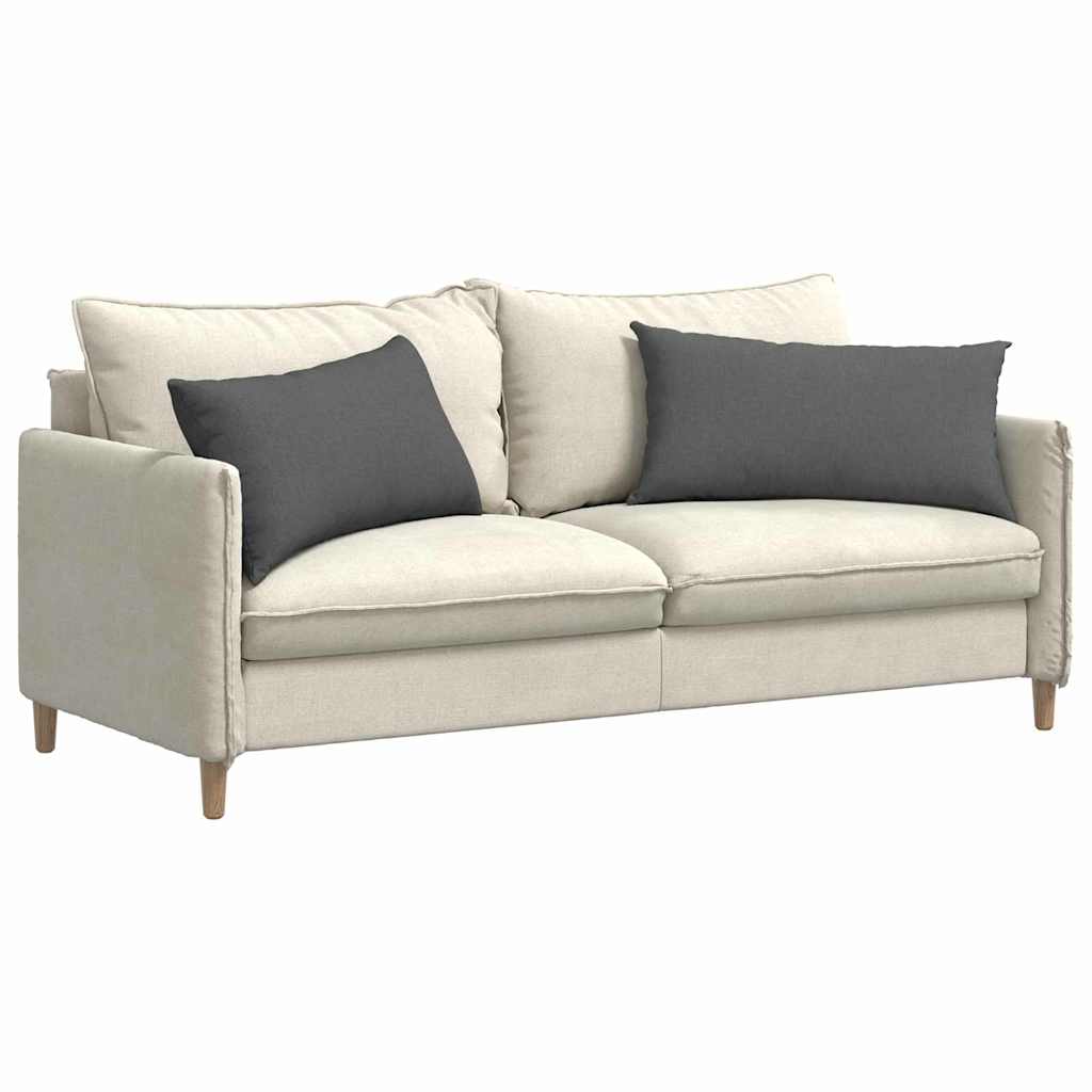 Sofakissen 2 pcs Dunkelgrau 80 x 40 cm Stoff