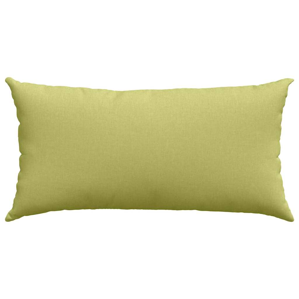 Sofakissen 2 pcs Hellgrün 80 x 40 cm Stoff